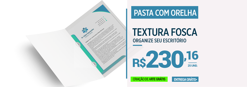 Download Pasta Personalizada com Orelha | Pasta com Orelha